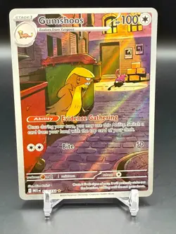 Gumshoos 153/132 Pokemon TCG Mega Evolution Illustration Rare - Image 1