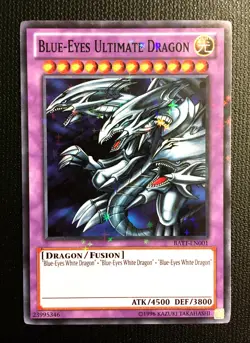 Yugioh Blue-Eyes Ultimate Dragon Promo BATT-EN001 Starfoil Holo Rare - NM-M - Image 1