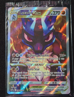 Lucario VSTAR SWSH291 SWSH: Sword & Shield Holo SEALED PROMO Pokemon Card - Image 1
