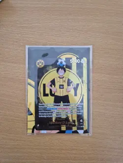 ONE PIECE x BVB 09 Dortmund Promo Karte Card ST13-003 Monkey D Luffy sealed - Image 2
