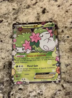 Pokemon TCG Shaymin-EX XY Black Star Promos Holo Card XY148 - Image 1