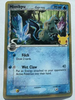 Mimikyu (Delta Species) SWSH136 SWSH: Sword & Shield Promo Cards Holo Pokemon - Image 3
