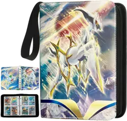Card Binder for Pokemon Cards Holder Fits 400 Cards w/ 50 Removable Sleeves TCG - Image 1