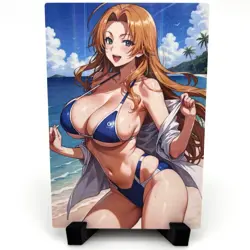 Bleach Rangiku Matsumoto Sexy Hot Bikini Anime Waifu Girl Goddess Story Art Card - Image 1