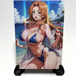 Bleach Rangiku Matsumoto Sexy Hot Bikini Anime Waifu Girl Goddess Story Art Card - Image 2