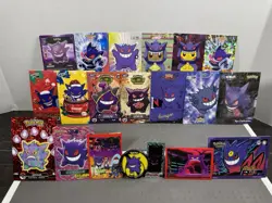 Pokemon Lot of 20 Cards and Stickers All Gengar #94 Gengar Only Pokemon Lot - Image 1
