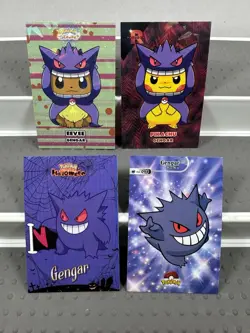 Pokemon Lot of 20 Cards and Stickers All Gengar #94 Gengar Only Pokemon Lot - Image 2