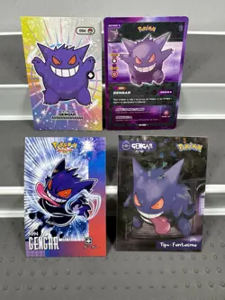 Pokemon Lot of 20 Cards and Stickers All Gengar #94 Gengar Only Pokemon Lot - Image 4