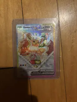 Pokemon TCG Eevee EX 174 Prismatic Evolutions Black Star Promo Card - Image 1
