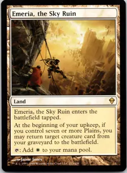 Emeria, the Sky Ruin 213 Zendikar LP MTG - Image 1