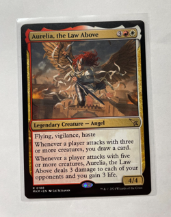 Magic the Gathering MKM: Aurelia, the Law Above (Excellent Condition) - Image 1