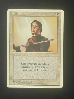 Magic MTG Italian Revised Righteousness Artist Proof Near Mint - Only 50 Exist! - Image 1