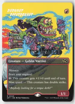 MTG - Burnout Bashtronaut (Borderless) R Aetherdrift 340 LP-NM - Image 1