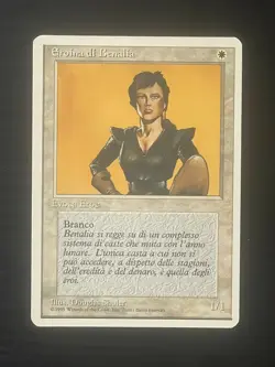 Magic MTG Italian Revised Benalish Hero Artist Proof Near Mint - Only 50 Exist! - Image 1