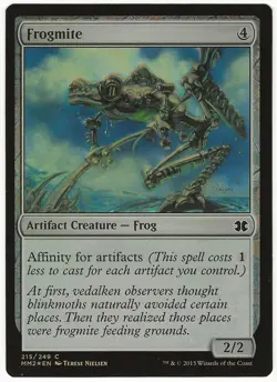 MTG Frogmite FOIL Modern Masters 2015 Common LP - Image 1