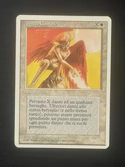 Magic MTG Italian Revised Guardian Angel Artist Proof Near Mint - Only 50 Exist! - Image 1