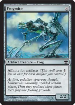 Moderate Play x 1 Frogmite - Foil Modern Masters 2013 - Image 1