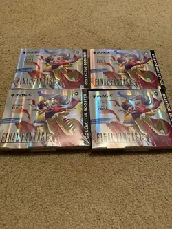 Magic The Gathering-Final Fantasy Omega Collector Booster Pack Sealed Lot Of 4 - Image 1