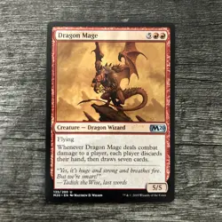 MTG 1x Dragon Mage x1 LP Core Set 2020 - Image 1