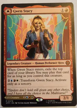 Gwen Stacy Marvel's Spider-Man #78 Mythic Regular NM+ - Image 1