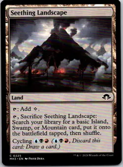 Magic the Gathering Seething Landscape Modern Horizons 3 MTG Free Shipping! - Image 1