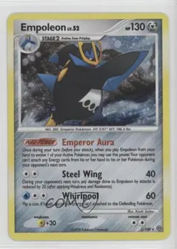 Empoleon Holo Pokemon Diamond & Pearl Stormfront #2 2008 - Image 1
