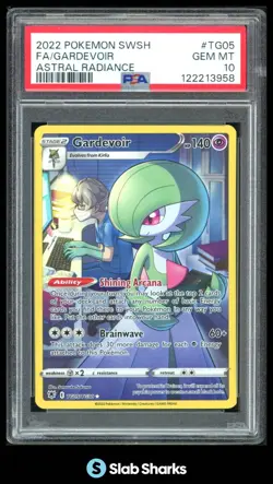2022 POKEMON ASTRAL RADIANCE TG05/TG30 GARDEVOIR FULL ART TRAINER GALLERY PSA 10 - Image 1