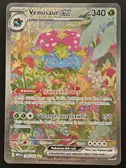 Pokemon Scarlet & Violet 151 Venusaur ex 198/165 SIR Holo Full Art NM/M - Image 1