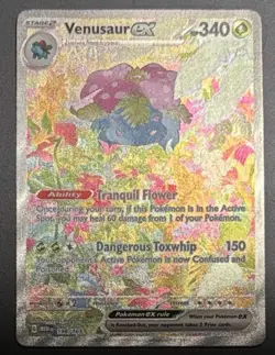 Pokemon Scarlet & Violet 151 Venusaur ex 198/165 SIR Holo Full Art NM/M - Image 2