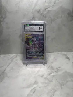 CGC 10 GEM MINT Japanese Pokemon 2019 Mewtwo & Mew GX 029/094 Miracle Twin SM11 - Image 1