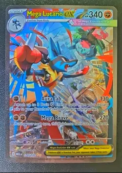 Pokemon Mega Evolutions Mega Lucario Ex SIR 179/132 NM/M Pack Fresh AUTHENTIC - Image 2