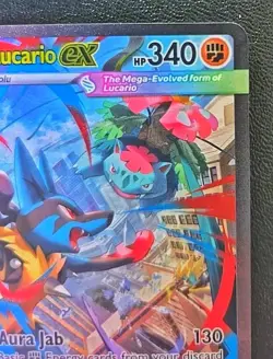 Pokemon Mega Evolutions Mega Lucario Ex SIR 179/132 NM/M Pack Fresh AUTHENTIC - Image 4