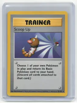 1999 Pokemon Scoop Up Base Set #78/102 Mod Played Shadowless - Image 1