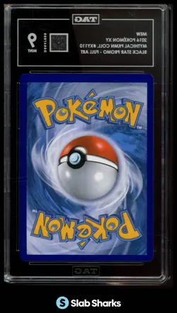 2013 POKEMON XY BLACK STAR PROMOS #XY110 MEW MYTHICAL COLLECTION FULL ART TAG 9 - Image 2