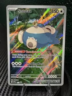 Pokemon Snorlax 51 SVP Scarlet and Violet 151 Black Star Promo - Image 1