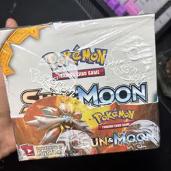 NEW SEALED Sun & Moon Base Set Booster Box 36 Packs Factory Sealed Pokemon TCG - Image 1