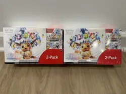 (LOT OF x2) Pokemon TCG: Prismatic Evolutions ETB & Booster Bundle Costco 2-Pack - Image 1