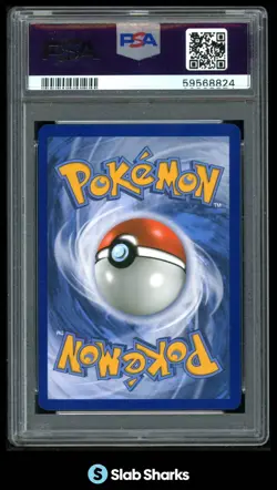 2017 POKEMON SUN & MOON SHINING LEGENDS #56/73 SHINING RAYQUAZA HOLO PSA 9 - Image 2