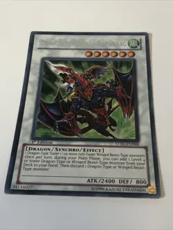 Yugioh Dragunity Knight - Gae Dearg STBL-EN098 Rare 1st Edition - Moderate Play - Image 3