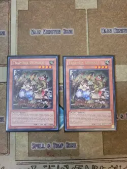 YUGIOH 2X TRAPTRIX DIONAEA PRIO-EN025 RARE 1ST ED NM - Image 1