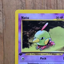 🔥Natu Pokemon Card 67/111 Neo Genesis 1st Edition Non-Holo 2000 WOTC 30HP-LP - Image 2