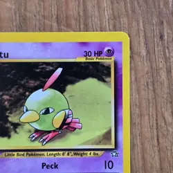 🔥Natu Pokemon Card 67/111 Neo Genesis 1st Edition Non-Holo 2000 WOTC 30HP-LP - Image 3