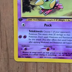 🔥Natu Pokemon Card 67/111 Neo Genesis 1st Edition Non-Holo 2000 WOTC 30HP-LP - Image 5