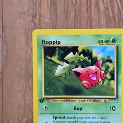 🔥Hoppip Pokemon Card 61/111 Neo Genesis 1st Edition Non-Holo 2000 WOTC 50HP-LP - Image 2
