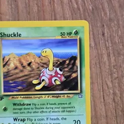 🔥Shuckle Pokemon Card 72/111 Neo Genesis 1st Edition Non-Holo 2000 WOTC 50HP-LP - Image 3