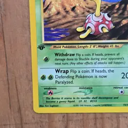 🔥Shuckle Pokemon Card 72/111 Neo Genesis 1st Edition Non-Holo 2000 WOTC 50HP-LP - Image 5