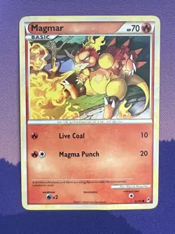 Magmar - 62/95 - 2011 Common Call of Legends Pokemon Card - Image 1