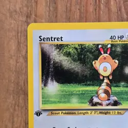 🔥Sentret Pokemon Card 71/111 Neo Genesis 1st Edition Non-Holo 2000 WOTC 40HP-LP - Image 2