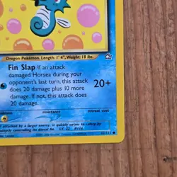 🔥Horsea Pokemon Card 62/111 Neo Genesis 1st Edition Non-Holo 2000 WOTC 50HP-LP - Image 4