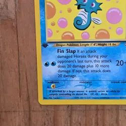 🔥Horsea Pokemon Card 62/111 Neo Genesis 1st Edition Non-Holo 2000 WOTC 50HP-LP - Image 5